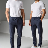 Ensemble de survêtement sportif pour hommes adultes, coupe-vent, lavé, deux pièces, t-shirt et pantalon, séchage rapide, respirant