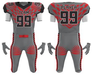 Uniforme de football américain en sergé imprimé numérique personnalisé en gros, ensembles pour hommes, drapeau de haute qualité, vêtements de football américain - Product Image 1