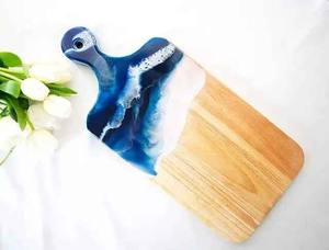 Resina de madera de alta respetuosa con el medio ambiente, duradero, diseño moderno, mango, cocina, Hotel, tabla de cortar, bloques de charcutería, personalización de la India - Product Image 6