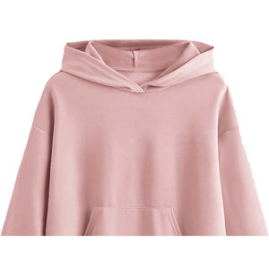 Custom <b>Women's</b> Winter Fleece <b>Sweatshirt</b> <b>Dress</b> 100% Cotton Breathable Windproof Eco-Friendly Embossed Embroidered Solid Design - Product Image 4