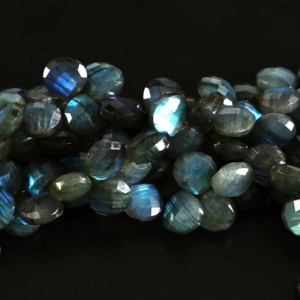 Cuentas redondas lisas de labradorita brillante, cuentas de piedras preciosas de labradorita natural, tamaño de 5-7 mm, hebra completa de 16 pulgadas para la fabricación de joyas. - Product Image 6