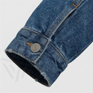 Casual Denim Jacket Custom Vintage Washed Men Women Durable Cotton Filled Comfortable <b>Coat</b> Stylish Outwear Customized Color - Product Image 6