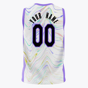 NOUVEAU Maillot ARTIST personnalisé en polyester 100% imprimé sublimé Vêtements de basket-ball pour hommes Maillots de sport - Product Image 4