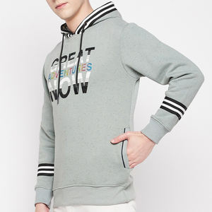 Sweat à capuche imprimé en coton et polyester pour les vêtements de sport, Sweat à capuche personnalisé en coton mélangé pour hommes Sweats à capuche imprimés surdimensionnés - Product Image 4