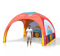 Tente Gonflable Personnalisable avec Logo pour Événements Commerciaux, Chapiteau de Plage, Tente Araignée Quatre Saisons Étanche à Montage Rapide pour Salons Professionnels
