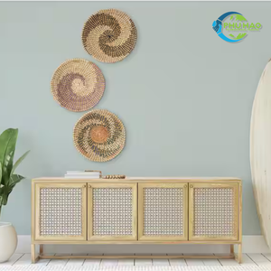 Best Selling!!! Affordable Price Vietnamese Handwoven WOVEN WALL HANGING BASKET DECOR Customizable and Sustainable Home Decor - Product Image 5