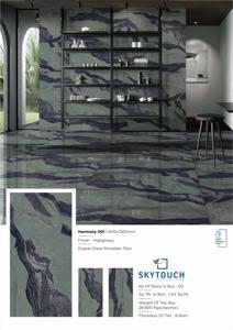 Vente chaude Carreaux de sol en porcelaine émaillée polie haut de gamme Bonne qualité Harmonie Salon Menant Mur intérieur Antidérapant - Product Image 2