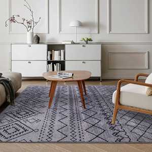 เน็ตไลน์ โฮม ชุดพรมเชนิลล์เนื้อนุ่ม สีเทาเข้ม 120x180 ซม. ซักเครื่องได้ รุ่น RW1801 - Product Image 6