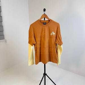 Camiseta Personalizada de Manga Larga para Hombre, Algodón, Estilo Urbano, Informal, Cuello Redondo, Camisetas de Manga Larga Estampadas, Diseño OEM Personalizado - Product Image 4