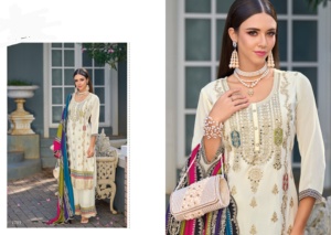 Diseñador de la mejor calidad, hermoso Chinon Silk Salwar Kameez con bordado para ocasiones especiales, disponible a precio mayorista - Product Image 6