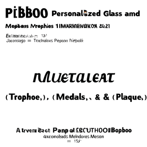 Trofei, Medaglie e Targhe Personalizzate in Vetro e Bambù Pibbo - Product Image 3