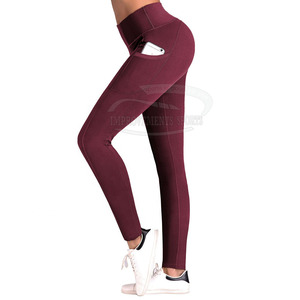 Leggings de sport 100% coton à motifs uniques pour femmes tissu tricoté respirant taille haute nouveaux vêtements actifs décontractés - Product Image 1