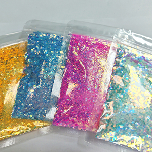 بيع بالجملة من المصنع مسحوق سداسي الألوان بالجملة بريق مجسّع 1 مسحوق بريق مكتنز مختلط - Product Image 3