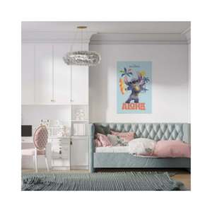 For Disney Lilo & Stitch Live Action Movie <b>Poster</b> 'Aloha' Wall Art Made of Paper - Product Image 1