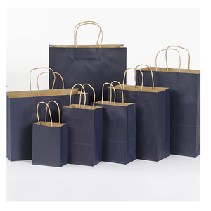 Venta al por mayor de bolsas de papel Kraft con asas, tamaños mixtos, bolsas de papel Kraft a granel para regalo, para negocios, compras, venta al por menor - Product Image 2