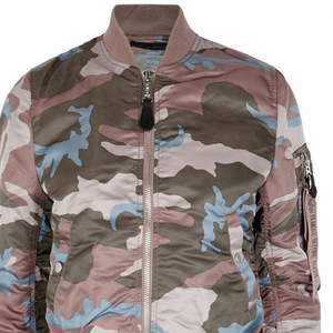 Otoño Invierno estilo de calle alta hombres/mujeres chaqueta Bomber de alta calidad de manga larga cortavientos Tops bordado Logo frontal - Product Image 2