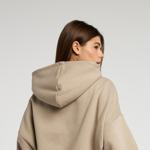 ชุดเสื้อแจ็คเก็ตมีฮู้ดซิปกันหนาวสำหรับผู้หญิงชุดวอร์ม2ชิ้นพิมพ์ลายพัฟกำหนดได้เอง - Product Image 5