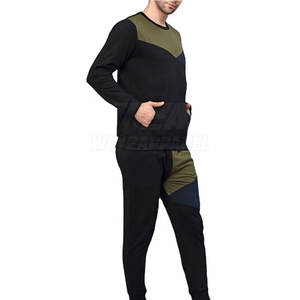 Nouveaux survêtements pour hommes, mode unie, matière épaisse et solide, logo personnalisé, survêtements pour hommes en vente en ligne - Product Image 2