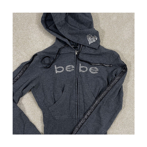 Nouveau soleil à la mode délavé fermeture éclair français éponge streetwear acide lavage 500gsm sweats à capuche hommes zip up rivet lourd strass à capuche - Product Image 1