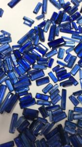 พลอยไคยาไนต์อิจิสีฟ้าธรรมชาติที่ผ่านการรับรองแล้วเจียระไนเป็นรูปวงรีและตัดเป็นทรงกลมสำหรับการทำเครื่องประดับ - Product Image 3