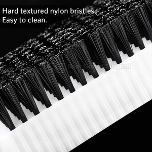Brosse de nettoyage pour ongles en nylon légère et durable, poils flexibles, poignée ergonomique, qualité A+ pour un nettoyage en douceur - Product Image 3