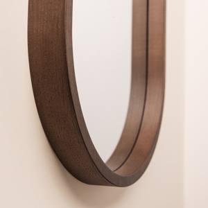 Miroir mural avec cadre en bois massif ou en aluminium et film de sécurité prêt à accrocher pour la décoration de mariage, de bureau ou de chambre, design moderne - Product Image 4