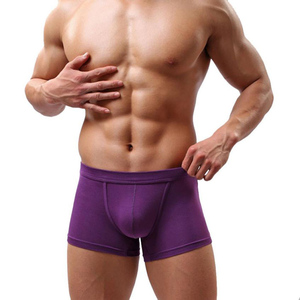 Boxers pour hommes à taille haute en stock, extensibles, 100% coton, respirants, vente en gros 2026 - Product Image 2