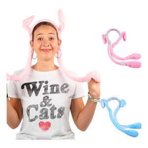 Gorro Térmico Suave para Niñas con Diseño de Conejo y Orejas Móviles - Colores Surtidos - Product Image 2