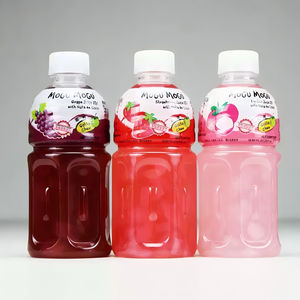 Venta al por mayor de Mogu Mogu en paquetes de 6 botellas de 320 ml con sabores surtidos: Lichi, Mango, Fresa, Grosella Negra y Uva. - Product Image 1