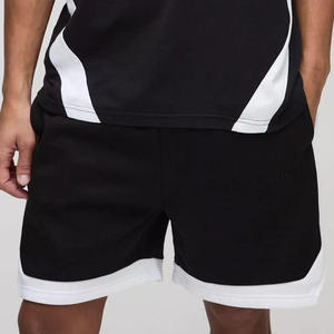 Ensemble T-shirt et short homme été 2025 en polyester/coton, coupe classique, respirant, léger, séchage rapide, manches courtes, couleur unie, grandes tailles - Product Image 4