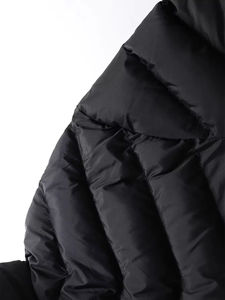 Veste matelassée d'hiver personnalisable avec col montant, respirante et à séchage rapide, en tissu polaire sherpa à capuche pour hommes et femmes - Product Image 5