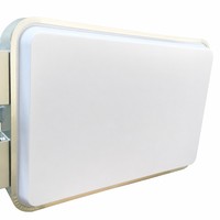 Boîte à lumière LED personnalisée, panneau lumineux en acrylique et en aluminium, de forme carrée, Double face, pour magasin
