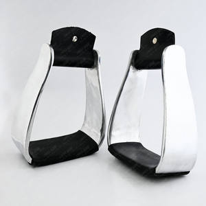 Estribos clásicos de Venta caliente, estribos de aluminio ecuestres occidentales, cama de pie ancha, más comodidad, estribo antideslizante ligero - Product Image 5