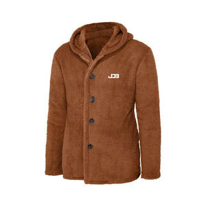 Latest Style <b>Men</b> Hooded <b>Sherpa</b> Fleece Jacket Winter Casual Front Breathable Quick Dry Warm Soft Touch Lightweight Thermal Wear - Product Image 3