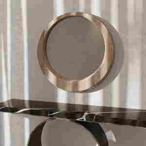 <b>Wooden</b> Wall <b>Mirror</b> Any Room Decoration Available at Affordable Price from India Indoor Round <b>Wooden</b> <b>Frame</b> Manufacturer - Product Image 1