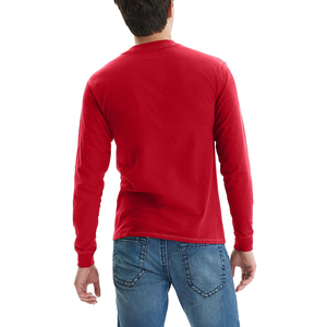 T-shirt à séchage rapide en microfibre à manches longues matériau mixte hommes Logo personnalisé imprimé hommes t-shirt vêtements à la mode de haute qualité - Product Image 6