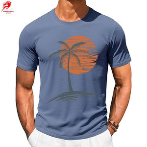 Vente directe d'usine, t-shirts imprimés graphiques, coton doux, vêtements de sport, confortables pour tous les jours, faible MOQ, service OEM - Product Image 1
