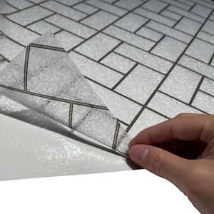 PVC PET Fenêtre Film <span class=keywords><strong>Opaque</strong></span> Givré Briques <span class=keywords><strong>Bande</strong></span> Style Étanche Décoratif Confidentialité Contrôle Verre Couverture Rouleau Format - Product Image 2