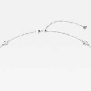 Collier de mode avec diamant rond de 2,00 carats cultivé en laboratoire, fait à la main, or blanc, jaune ou rose 14 carats, taille personnalisée - Product Image 4