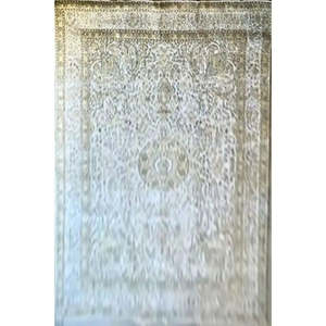 Tapis artisanal noué à la main en coton et laine de haute qualité, design traditionnel, décoration pour la maison et le bureau - Product Image 1