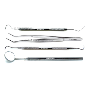 Instrumentos de ortodoncia Amalgama dental y configuración de bandeja compuesta Instrumentos de acero inoxidable Juego de 13 instrumentos de llenado - Product Image 3