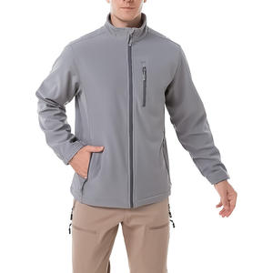 Chaqueta cortavientos Softshell para hombre, impermeable, ligera, marca personalizada, ideal para correr y caminar - Product Image 1
