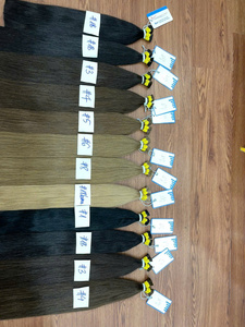 Extensiones de Cabello Natural Liso de la Mejor Calidad, Cabello Humano Vietnamita, Sin Enredos, Muy Brillante, Varios Colores, Listo para Enviar - Product Image 3