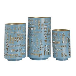 Portavelas de luz de té de hierro con patrón láser floral con acabado metálico para decoración festiva y ambiente nocturno brillante - Product Image 5