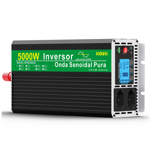 Inversor de Onda Sinusoidal Pura HOULI 12V/24V/220V para RV, Inversor Solar de 110V/5000W/4000W/3000W, Inversor Puro de 3KW/4KW/5KW/6KW - Product Image 1