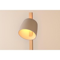 Fabuleux lampadaire en bois cylindre lampadaire ambiant et mise au point salon moderne veilleuse coin décor à la maison