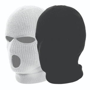 Personalice su propio logotipo Máscara de esquí Sombrero de invierno de alta calidad Gorro de punto Pasamontañas Máscara de esquí personalizada de tres agujeros 2026 - Product Image 6