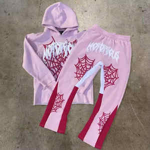 Survêtements unisexes à capuche personnalisables en polaire respirante écologique 330g, nouvelle collection automne, style streetwear, vente en gros, arrivée Puff - Product Image 6