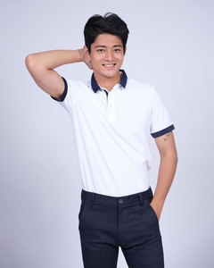 Estilo minimalista Polos De Hombre suave transpirable exquisito tejido de punto Polo uniforme De negocios ropa De mujer fábrica De Vietnam - Product Image 6