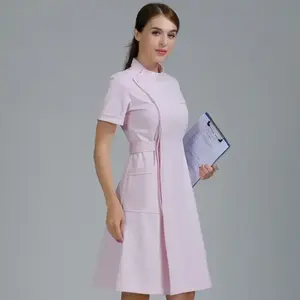 กระโปรงสครับผ้าฝ้ายโพลีเอสเตอร์คุณภาพสูงสำหรับโรงพยาบาลชุดขัดผิวสำหรับพยาบาลและแพทย์ - Product Image 3